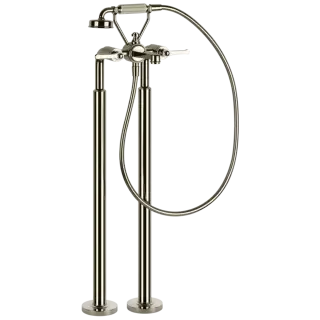 Смеситель для ванны Gessi VENTI20 65128#720 никель PVD