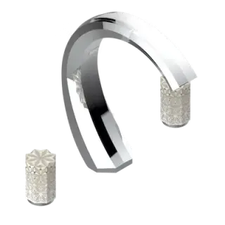 Смеситель для ванны THG NIHAL IVORY PORCELAIN U2N.A02.25SG хром