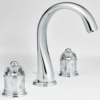 Смеситель для раковины THG Duomo Cristal U4F.A02.151 хром