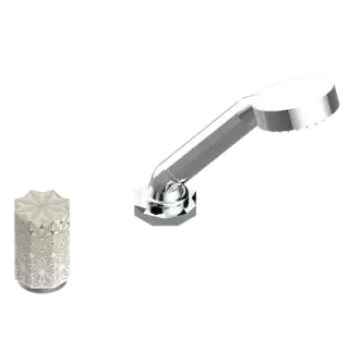 Смеситель для ванны THG NIHAL IVORY PORCELAIN U2N.A02.6532/60A хром