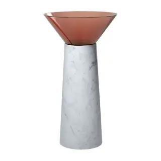 Раковина Antonio Lupi ALBUME ALBUME11+ALBUME21 пьедестал-MARMO BIANCO CARRARA