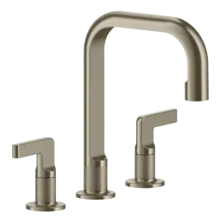 Смеситель для раковины Gessi INCISO 58014#149 FINOX BRUSHED NICKEL
