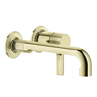 Смеситель для раковины Gessi INCISO 58088#710 цвет-латунь PVD