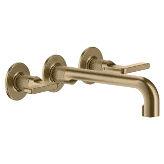 Смеситель для раковины Gessi INCISO 58090#726 Warm Bronze Brushed PVD