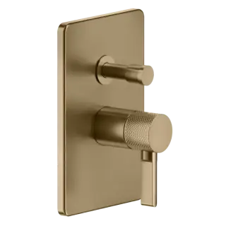 Смеситель для душа Gessi INCISO 58079#726 Warm Bronze Brushed PVD