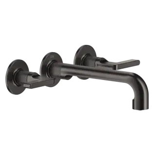 Смеситель для раковины Gessi INCISO 58090#707 Black Metal Brushed PVD