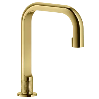 Смеситель для раковины Gessi INCISO 58023#246 золото PVD