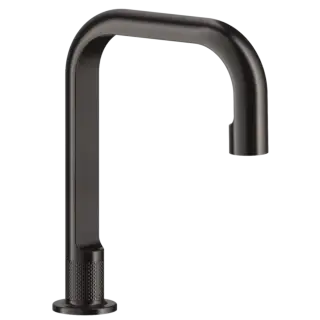 Смеситель для раковины Gessi INCISO 58023#707 Black Metal Brushed PVD