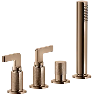 Смеситель для ванны Gessi INCISO 58043#030 Медный PVD