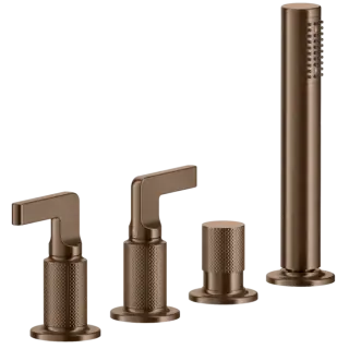 Смеситель для ванны Gessi INCISO 58043#708 браш.Медный PVD