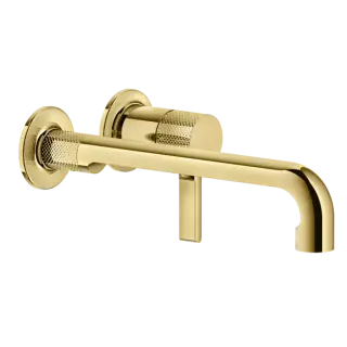 Смеситель для раковины Gessi INCISO 58089#246 золото PVD