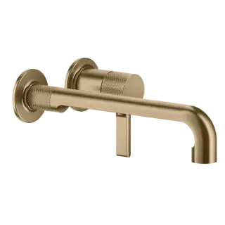 Смеситель для раковины Gessi INCISO 58089#726 Warm Bronze Brushed PVD