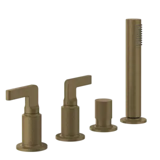 Смеситель для ванны Gessi INCISO 58043#713 античная латунь