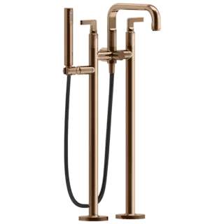 Смеситель для ванны Gessi INCISO 58029#030 Медный PVD