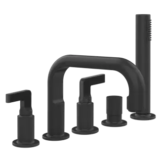 Смеситель для ванны Gessi INCISO 58040#299 черный XL