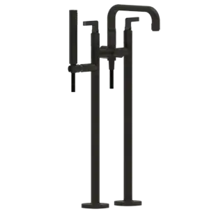 Смеситель для ванны Gessi INCISO 58029#187 состарен.бронза