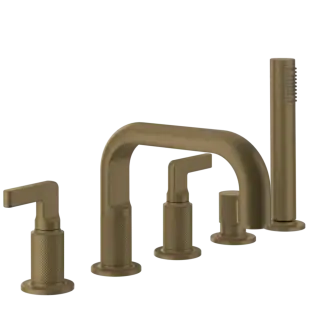 Смеситель для ванны Gessi INCISO 58040#713 античная латунь