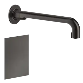 Смеситель для раковины Gessi INCISO 58107#707 Black Metal Brushed PVD