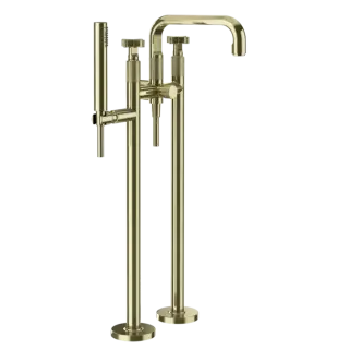 Смеситель для ванны Gessi INCISO 58129#710 цвет-латунь PVD