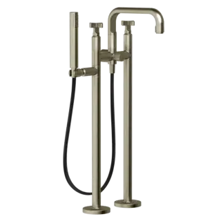 Смеситель для ванны Gessi INCISO 58129#149 FINOX BRUSHED NICKEL