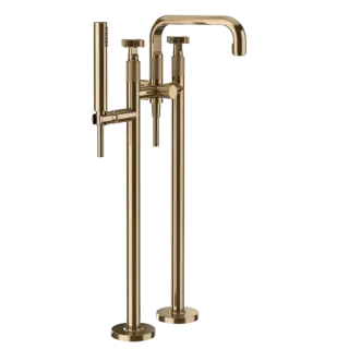Смеситель для ванны Gessi INCISO 58129#735 Warm Bronze PVD
