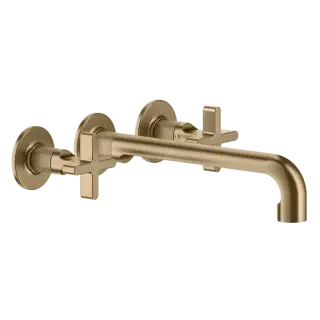 Смеситель для раковины Gessi INCISO 58192#726 Warm Bronze Brushed PVD