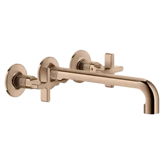 Смеситель для раковины Gessi INCISO 58192#030 Медный PVD