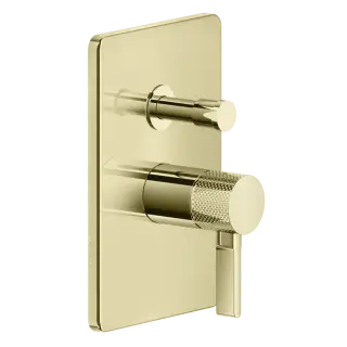 Смеситель для душа Gessi INCISO 58079#710 цвет-латунь PVD