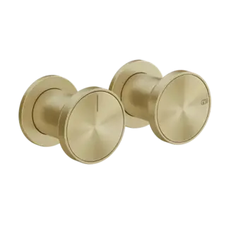 Смеситель для душа Gessi ORIGINI 66079#727 цвет-браш.латунь PVD