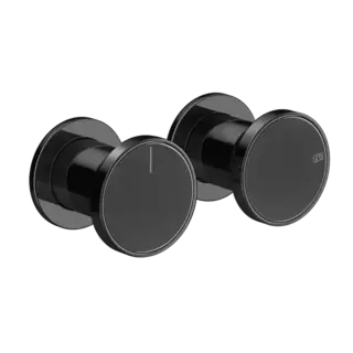 Смеситель для душа Gessi ORIGINI 66079#706 Black Metal PVD