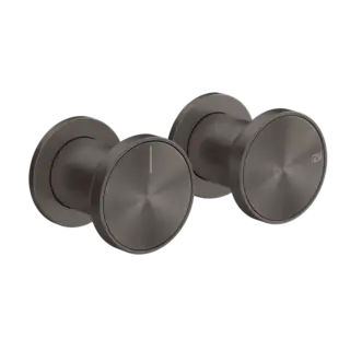 Смеситель для душа Gessi ORIGINI 66079#707 Black Metal Brushed PVD