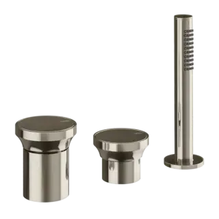 Смеситель для ванны Gessi ORIGINI 66043#720 NICKEL PVD