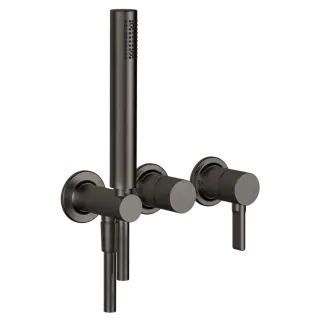 Смеситель для душа Gessi INCISO 58345#707 Black Metal Brushed PVD