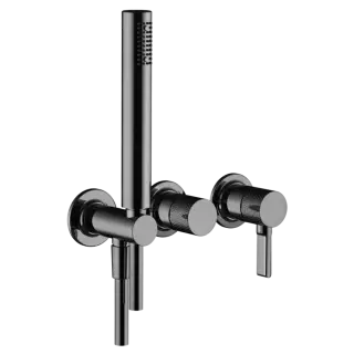 Смеситель для душа Gessi INCISO 58345#706 Black Metal PVD