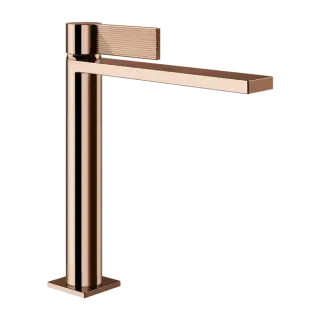 Смеситель для раковины Gessi INVERSO RIGATO 73555#030 цвет-Медный PVD