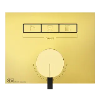 Смеситель для душа Gessi HI-FI MIXER 63081#246 золото PVD