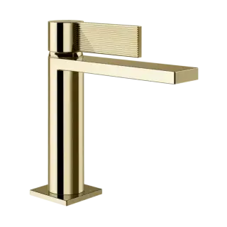 Смеситель для раковины Gessi INVERSO RIGATO 73502#710 цвет-латунь PVD