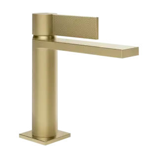 Смеситель для раковины Gessi INVERSO DIAMANTATO 73602#727 цвет-браш.латунь PVD