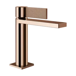 Смеситель для раковины Gessi INVERSO DIAMANTATO 73602#030 цвет-Медный PVD