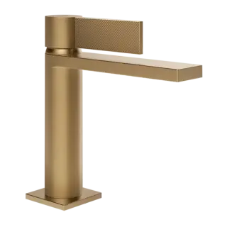 Смеситель для раковины Gessi INVERSO DIAMANTATO 73651#726 цвет-Warm Bronze Brushed PVD