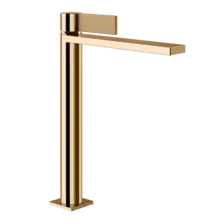 Смеситель для раковины Gessi INVERSO DIAMANTATO 73653#735 цвет-Warm Bronze PVD