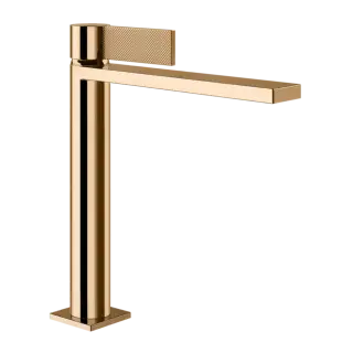Смеситель для раковины Gessi INVERSO DIAMANTATO 73606#735 цвет-Warm Bronze PVD