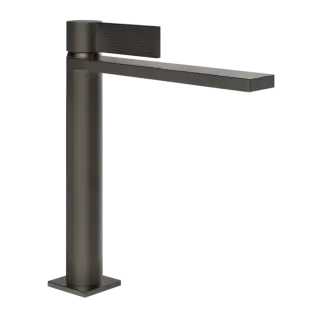 Смеситель для раковины Gessi INVERSO RIGATO 73506#707 цвет-Black Metal Brushed PVD
