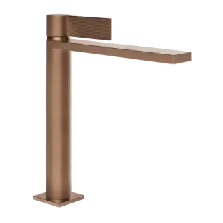 Смеситель для раковины Gessi INVERSO RIGATO 73506#708 цвет-браш.Медный PVD