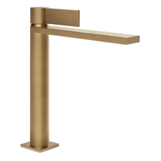 Смеситель для раковины Gessi INVERSO DIAMANTATO 73655#726 цвет-Warm Bronze Brushed PVD