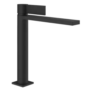 Смеситель для раковины Gessi INVERSO DIAMANTATO 73655#299 цвет-черный XL