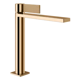Смеситель для раковины Gessi INVERSO DIAMANTATO 73655#735 цвет-Warm Bronze PVD