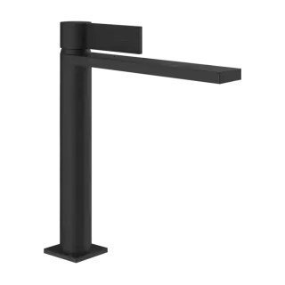 Смеситель для раковины Gessi INVERSO RIGATO 73555#299 цвет-черный XL