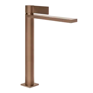 Смеситель для раковины Gessi INVERSO RIGATO 73504#708 цвет-браш.Медный PVD