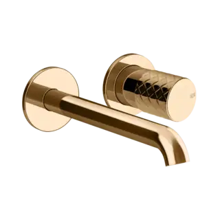 Смеситель для раковины Gessi HABITO INTRECCIO 70188#735 цвет-Warm Bronze PVD